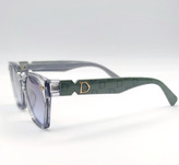 عینک زنانه طوسی رنگ