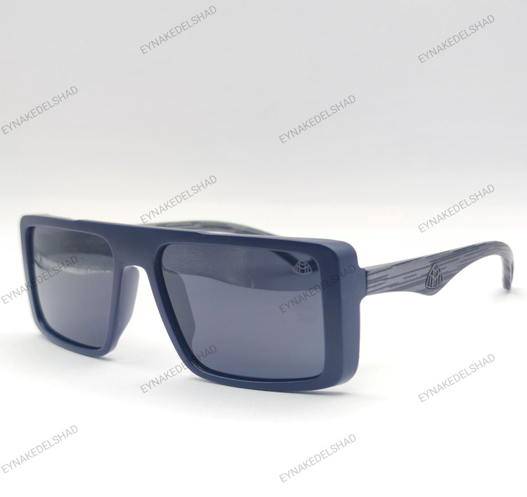 عینک پلاریزه مخصوص رانندگی با فرم مربعی رنگ سرمه ای