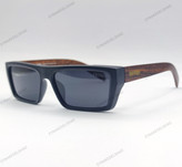 عینک دسته چوب فراری رنگ مشکی