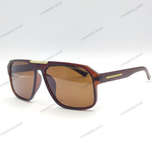 عینک پلاریزه رنگ قهوه ای پورش دیزاین