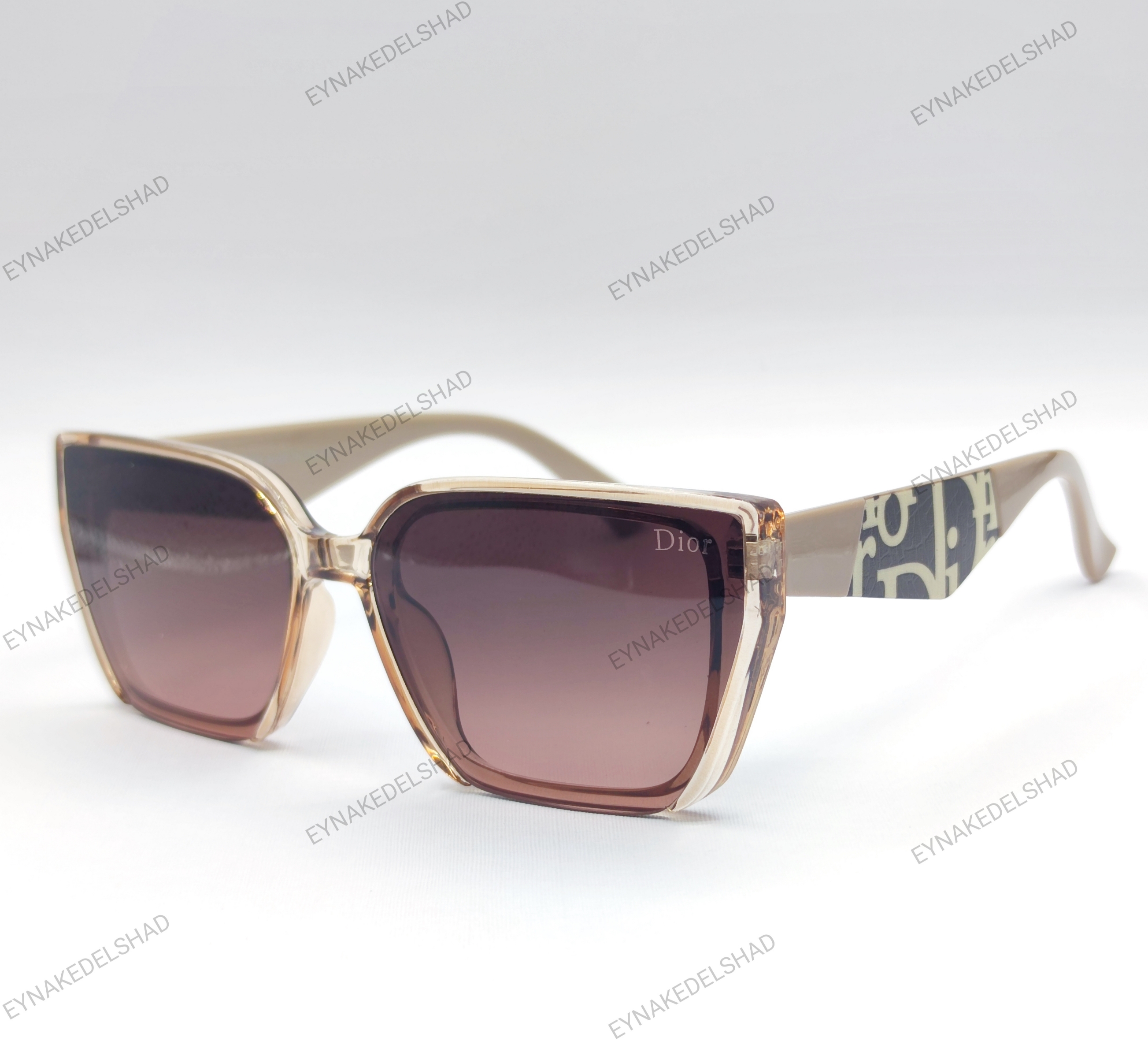 عینک زنانه دیور رنگ کالباسی