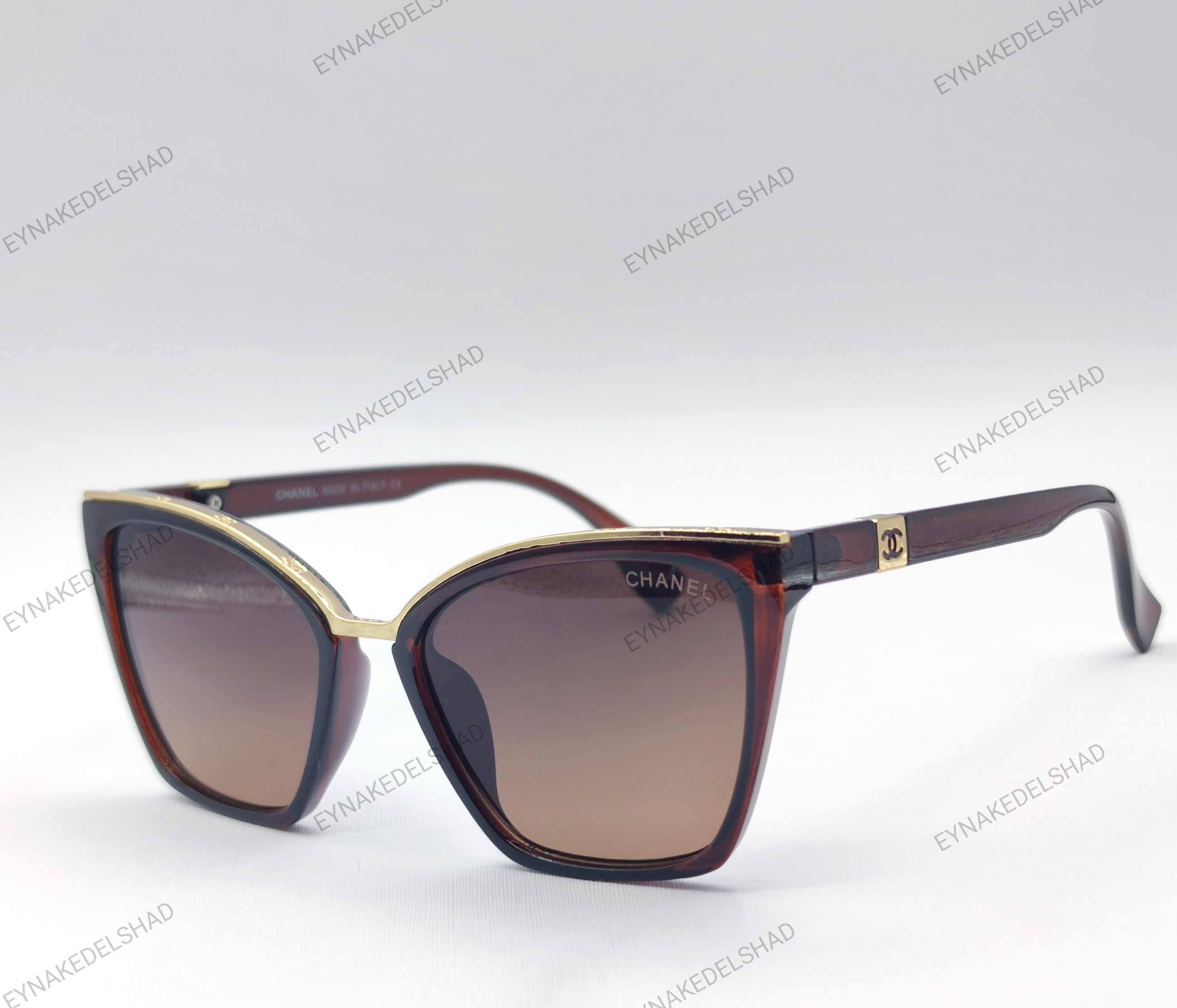 عینک قهوه ای