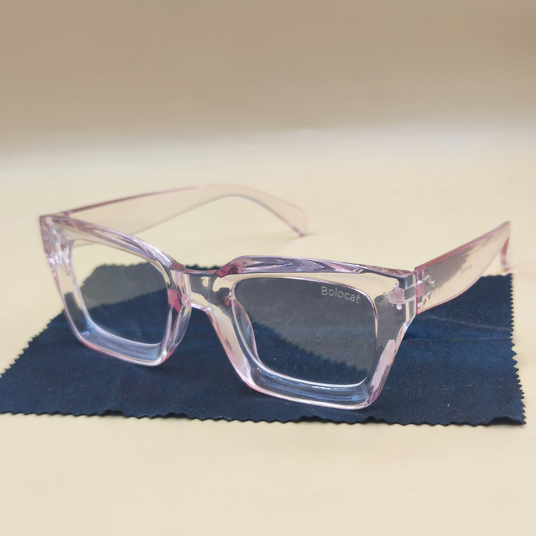 عینک سلین بلوکات فرم صورتی