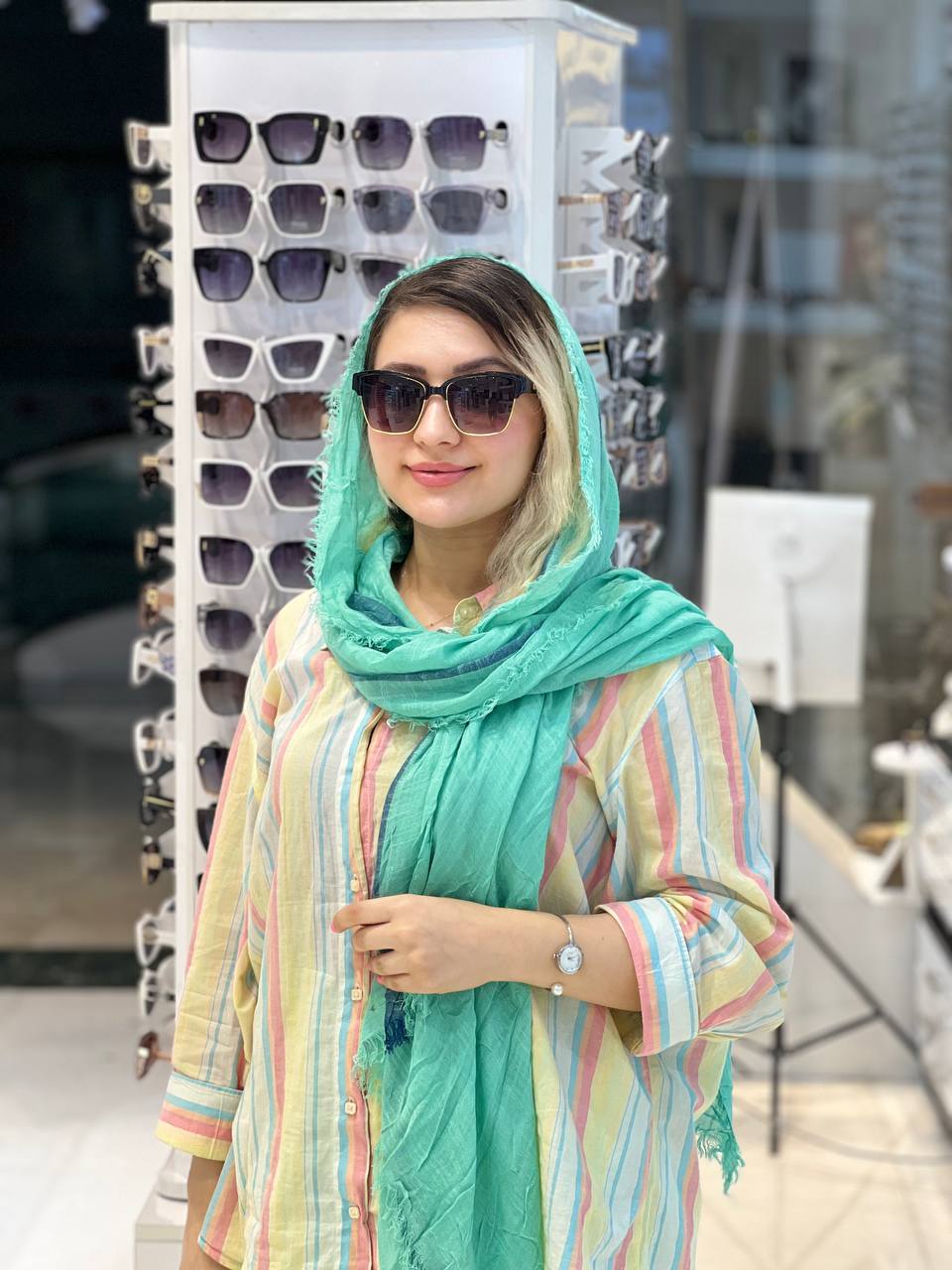 عینک آفتابی زنانه اقتصادی عینک دلشاد