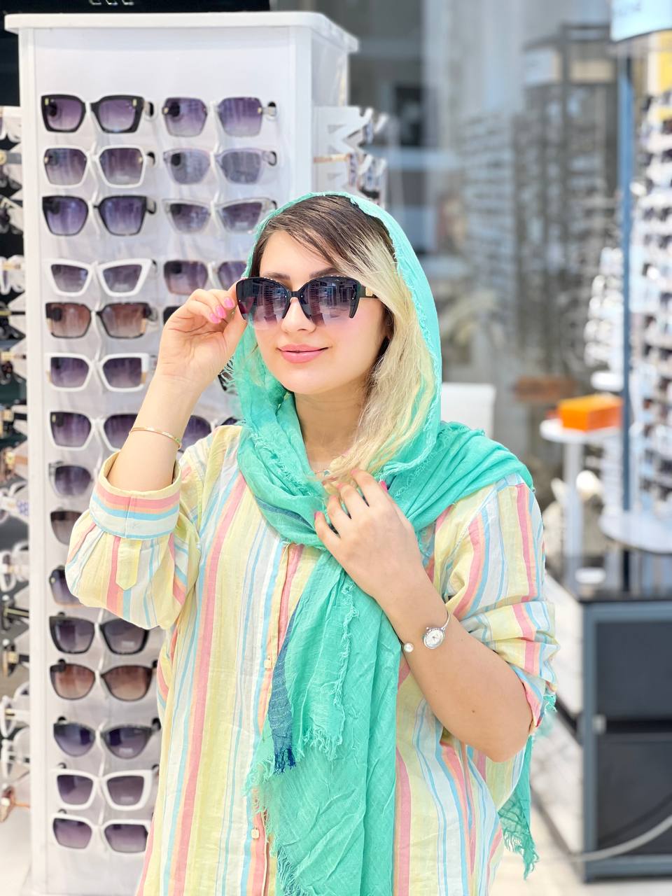 عینک آفتابی زنانه اقتصادی عینک دلشاد