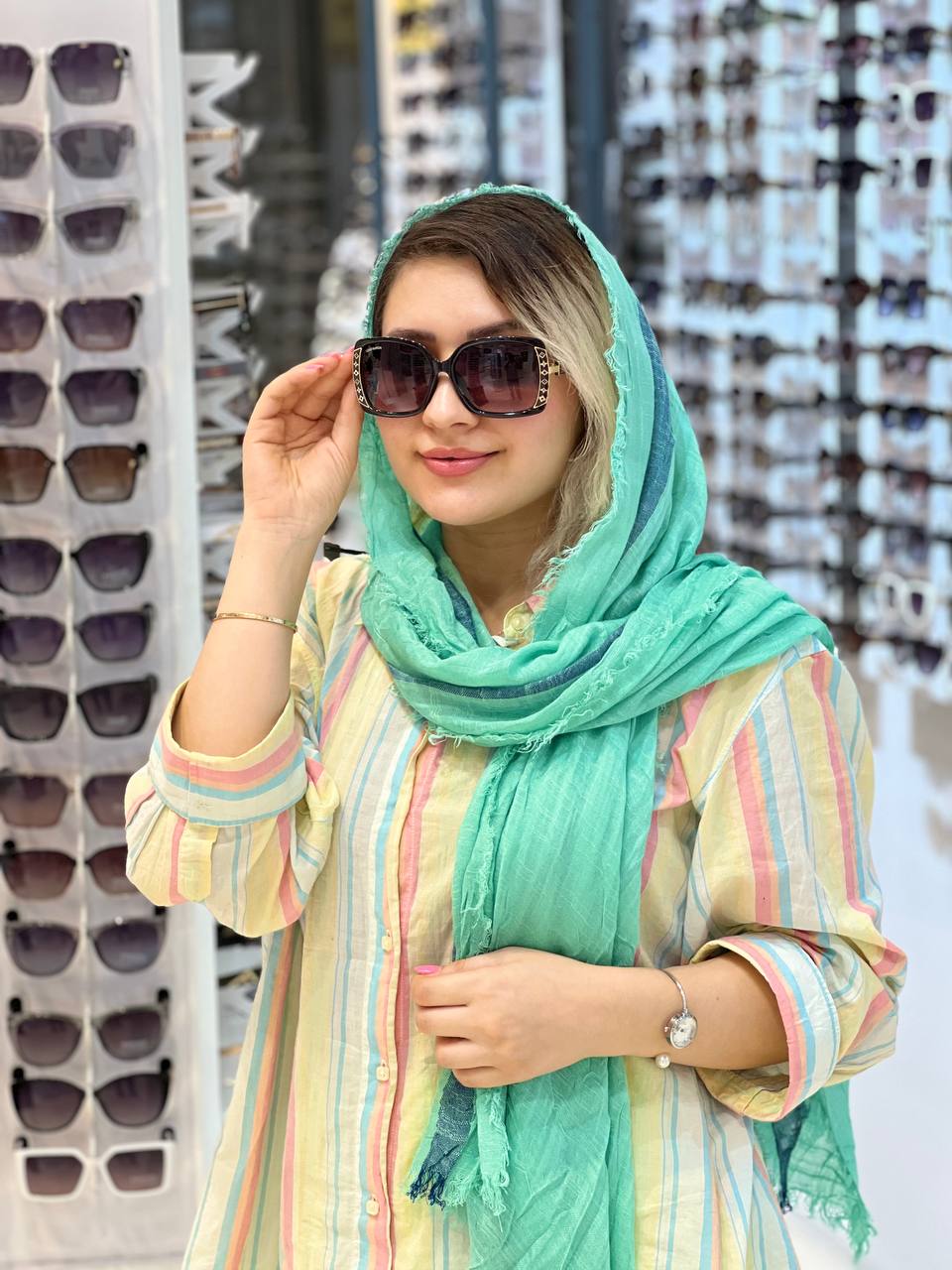 عینک آفتابی زنانه اقتصادی عینک دلشاد